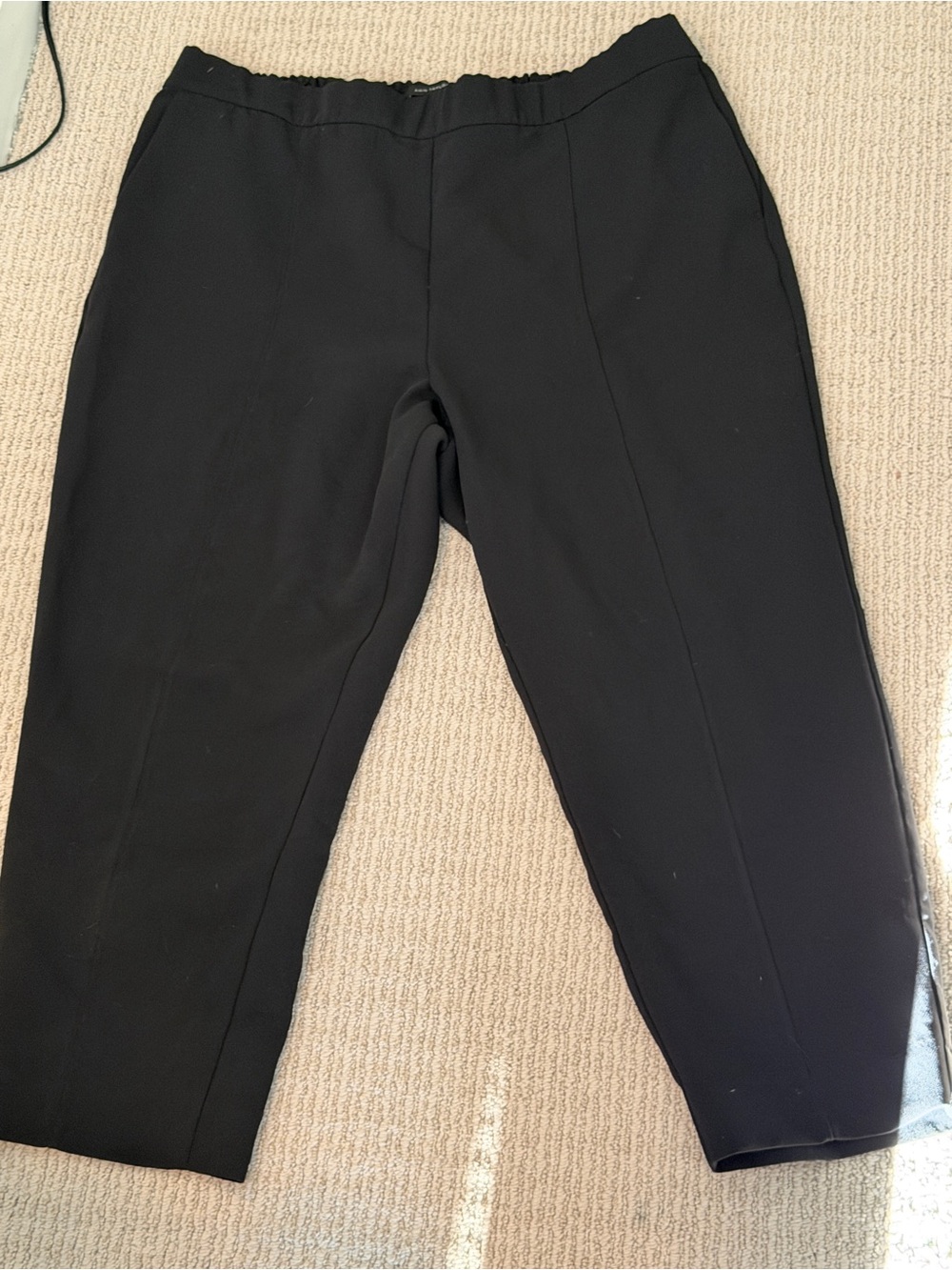 Ann Taylor Black Stretch Pull-On Pants
